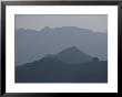 A Hazy View Of The Great Wall Of China by Raul Touzon Limited Edition Pricing Art Print