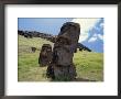 Ancient Carvings, Rano Raraku, Easter Island, Chile by Horst Von Irmer Limited Edition Print
