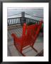 Rocking Chair Overlooking Fernardina Harbor, Fl by Pat Canova Limited Edition Print