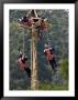 Traditional Ritual Of People Spinning Around Pole, Chichicastenango, Guatemala by Dennis Kirkland Limited Edition Print