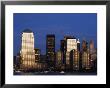 Lower Manhattan Skyline At Dusk Across The Hudson River, New York City, New York, Usa by Amanda Hall Limited Edition Print
