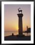 Entrance To Rhodes Harbour At Dawn, Rhodes, Dodecanese Islands, Greece, Europe by John Miller Limited Edition Print
