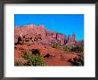 Riders On Mules Trail Riding Through Fisher Towers, Moab, Utah, Usa by Curtis Martin Limited Edition Print
