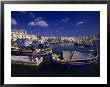 Harbor Of Fishing Village In Marsaxlokk, Malta by Dave Bartruff Limited Edition Pricing Art Print