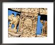 Carvings In Stone Of Figures And Elephants, Archeology Site, Madhya Pradesh, Sanchi, India by Bill Wassman Limited Edition Print
