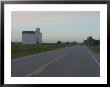 View Of House On Highway, Manitoba Prairie by Keith Levit Limited Edition Print