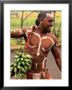 Native Preparing To Compete In Banana Race, Tapati Festival, Rapa Nui, Easter Island, Chile by Bill Bachmann Limited Edition Print