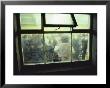 View Of The Community Hall Through A Dirty Window by Dick Durrance Limited Edition Print