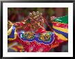 Mask Dance Celebrating Tshechu Festival At Wangdue Phodrang Dzong, Wangdi, Bhutan by Keren Su Limited Edition Print