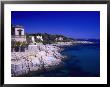 People On Rocks At S Agaro, Costa Brava by Barry Winiker Limited Edition Print