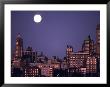 Moon Over The City by Fogstock Llc Limited Edition Pricing Art Print