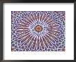 Colorful Geometric Pattern On Hand-Painted Table, Morocco by John & Lisa Merrill Limited Edition Pricing Art Print