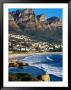 Overhead Of Camps Bay With Twelve Apostles In Background, Cape Town, South Africa by Pershouse Craig Limited Edition Print