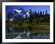Man In Canoe, Picture Lake, Wa by David Carriere Limited Edition Print
