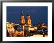 Twin Spires Of Town Church, Orgiva, Andalucia, Spain by David Tomlinson Limited Edition Print