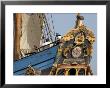 Carved Stern Of Tall Ship The Kalmar Nyckel, Chesapeake Bay, Maryland, Usa by Scott T. Smith Limited Edition Print