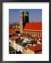 Overhead Of Historic Quarter And 15Th-Century Frauenkirche (Church Of Our Lady), Munich, Germany by Krzysztof Dydynski Limited Edition Print