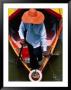 Helmsman Manoeuvres Sampan Or Ferry On Sarawak River, Kuching, Sarawak, Malaysia by Mark Daffey Limited Edition Print