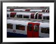 Tube Trains, London, United Kingdom by Charlotte Hindle Limited Edition Print