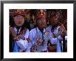 Costumed Dancers At The Fiesta De La Virgen Del Carmen, Pisac, Cuzco, Peru by Grant Dixon Limited Edition Print