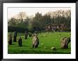 Section Of 5500 Year Old Stonecircle Enclosing Village, Avebury, United Kingdom by Anders Blomqvist Limited Edition Print