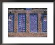 Carved Stone And Ceramic Tiles, Detail Of Tosh-Khovil Palace, Khiva, Uzbekistan by Martin Moos Limited Edition Pricing Art Print