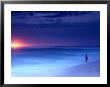 Fisherman On Palm Beach At Sunrise, Gold Coast, Australia by Regis Martin Limited Edition Print