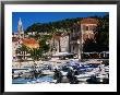 Boats In Harbour, Hvar, Croatia by Wayne Walton Limited Edition Print