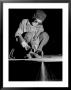 Female Welder At Work In A Steel Mill, Replacing Men Called To Duty During World War Ii by Margaret Bourke-White Limited Edition Print