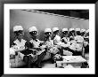 Women Sitting Under Hair Dryers In Salon At Saks Fifth Avenue Department Store by Alfred Eisenstaedt Limited Edition Pricing Art Print