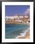 Aglos Stefanos Beach, Mykonos, Greece by Walter Bibikow Limited Edition Pricing Art Print