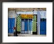 Person Wandering Past Buildings, Gafsa, Gafsa, Tunisia by Martin Llado Limited Edition Print