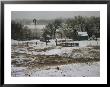 Kansas, Winter Farm Scene, Snowy Weather by Brimberg & Coulson Limited Edition Print