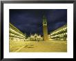 Piazza San Marco At Dusk, San Marco Basilica And San Marco Campanile, Veneto, Italy by Sergio Pitamitz Limited Edition Print