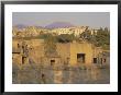 Mount Vesuvius Behind The Ruins Of The Roman Resort Of Herculaneum, Campania, Italy by Robert Francis Limited Edition Print