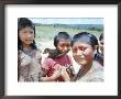 Gorotire Indian Girls With Coati, Brazil, South America by Robin Hanbury-Tenison Limited Edition Print