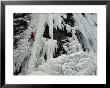 View Of An Ice-Climber In New York by Maria Stenzel Limited Edition Pricing Art Print