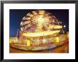 A Slow Exposure Captures Lights On A Spinning Carnival Ride by Heather Perry Limited Edition Print