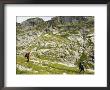 Hiking Trail And Hikers In The Canon De Anisclo, Ordesa Y Monte Perdido National Park, Aragon by Christian Kober Limited Edition Pricing Art Print