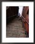 Man Running Up Exorcist Steps At Georgetown University Campus, Washington Dc, Usa by Rick Gerharter Limited Edition Print