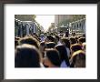 Commuters At Bus Stop, Santiago, Chile, South America by Aaron Mccoy Limited Edition Pricing Art Print