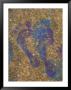 Child's Footprints On Concrete Have Been Made With Paint by Stephen Alvarez Limited Edition Pricing Art Print