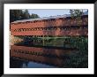The Sachs Mill Bridge Is Reflected In The Marsh River by Raymond Gehman Limited Edition Print