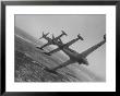 Rear View Of Three T-33 Taking Off And Flying Over Laredo Air Base by Joe Scherschel Limited Edition Print