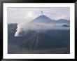 The Peak Of Semaru Rises Above Mount Bromo On The Tengger Caldera by Peter Carsten Limited Edition Print