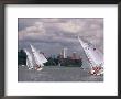 People Sailing On The Willamette River, Portland, Oregon, Usa by Janis Miglavs Limited Edition Pricing Art Print