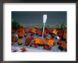 Outdoor Cafe Chairs And Tables, Giardini-Naxos, Sicily, Italy by Martin Lladã³ Limited Edition Print