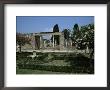 Gardens Of Casa Di Fauna, Pompeii, Unesco World Heritage Site, Campania, Italy by Julia Thorne Limited Edition Print