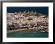 Harbour Town With Disused Windmills In Distance, Mykonos Island, Southern Aegean, Greece by Diana Mayfield Limited Edition Print