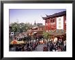 People Outside The Yu Yuan Tea House, Yu Yuan Shangcheng, Yu Gardens Bazaar, Shanghai, China, Asia by Gavin Hellier Limited Edition Pricing Art Print